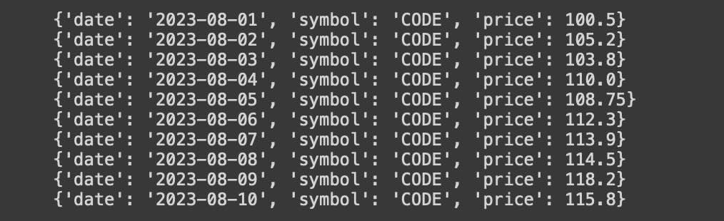Python Parse XML String Example Output